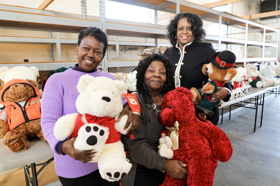 School Board Member Judy Musgrave Donates Teddy Bears