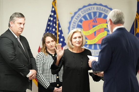 Susan Williams taking oath
