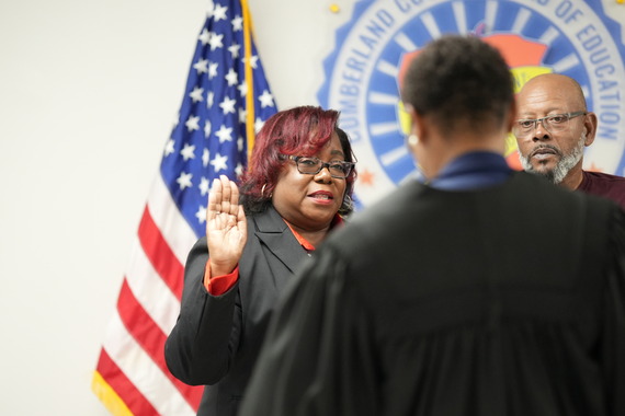Deanna Jones taking Oath