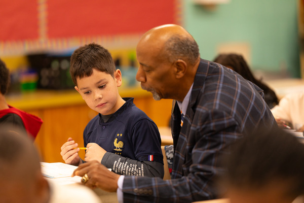 Dr. Connelly Assisting a Student