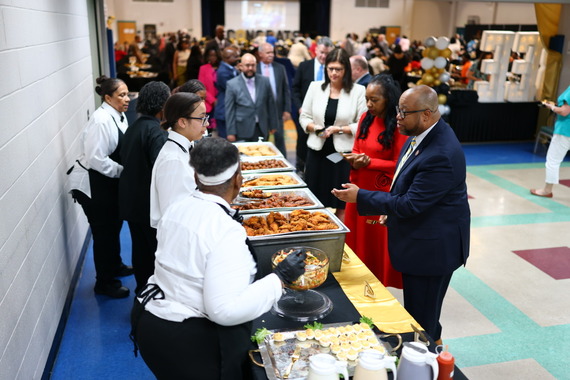 Guests on the Serving Line