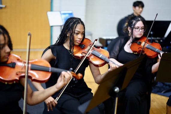 Orchestra Students performing