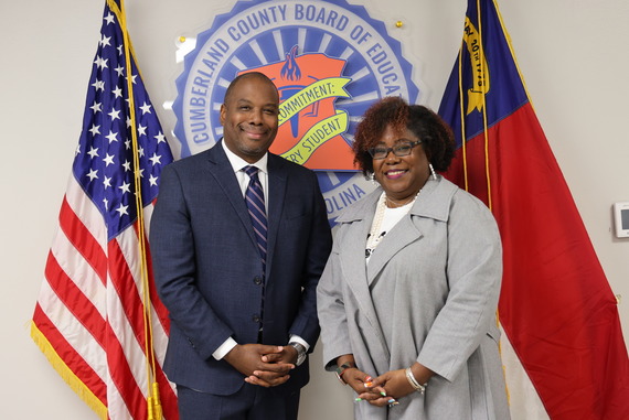 Dr. Bracy and Chairwoman Deanna Jones