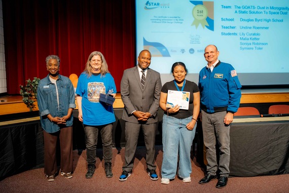 The GOATS-Dust in Microgravity: A Static Solution To Space Dust" Team from DBHS