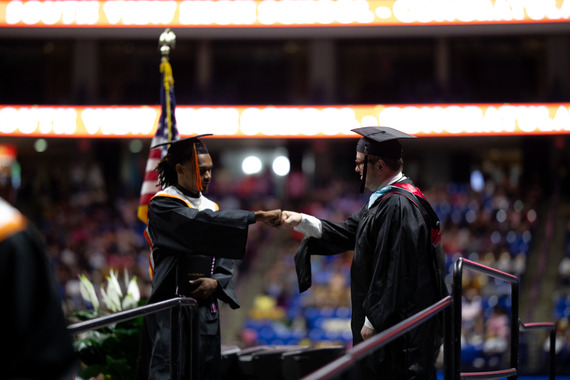 South View High Graduation Fist Bump