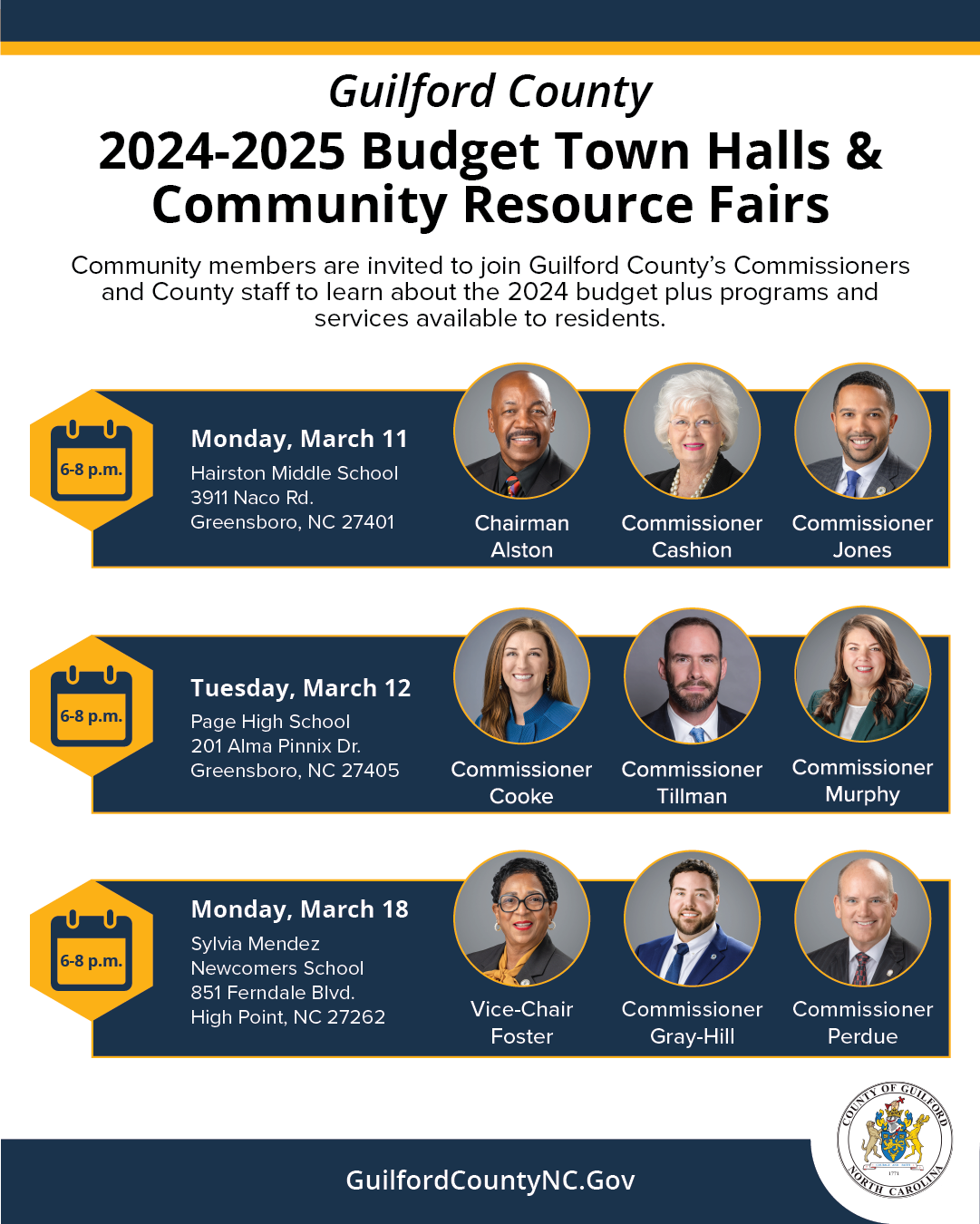 Budget Town Hall Meeting Flyer 