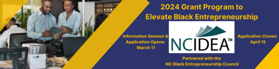 2024 NC BEC ECOSYSTEM Grant Info Session & application date