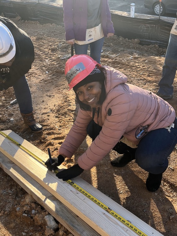 Knightdale Mayor Jessica Day Helps Build Homes with Habitat for Humanity