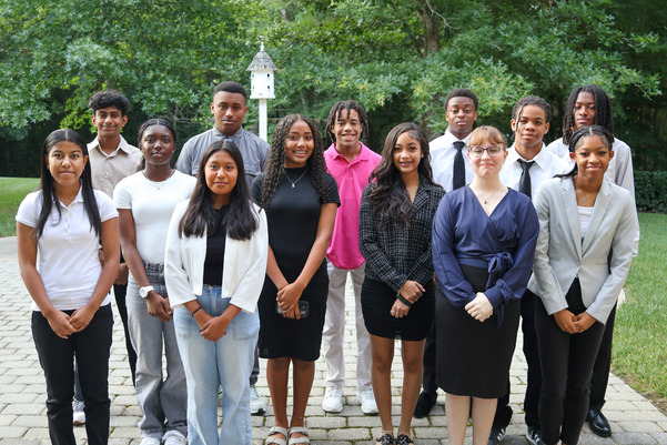 group shot of Knightdale Leaders Academy 2025 participants