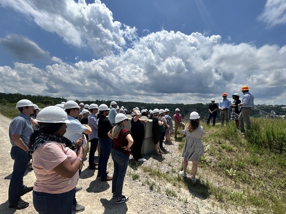Mayor Day at the Knightdale/Wake Stone Quarry with the 2025 Leadership Raleigh Cohort