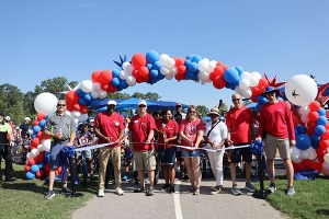 Town Councilors Cut the Ribbon on the new playground