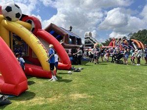 Community enjoys activities at the Knightdale Arts and Education Festival, August 16, 2025