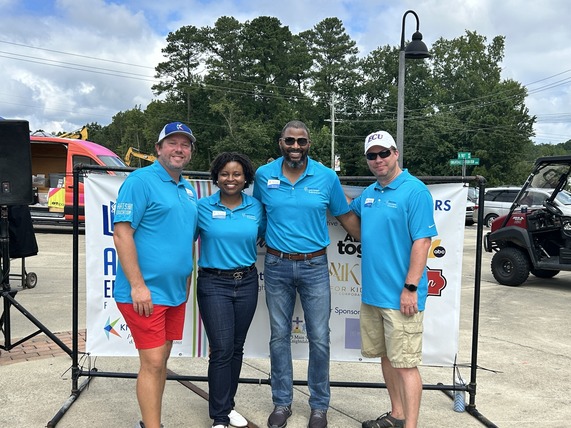 Mayor jessica Day and the Knightdale Town Council at the Arts and Education Festival