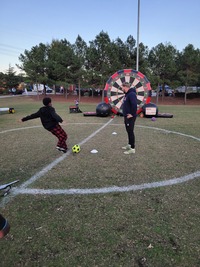 Kids enjoy Kick or Treat The Trail event