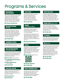 Programs and Services