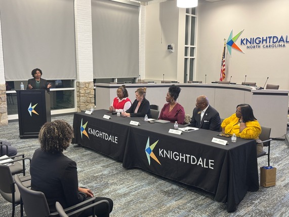 Panel of Wake County Elected Officials at the Knightdale Mayor's Academy