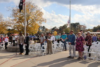 Crowd shot at Knightdale Veterans Day Tribute