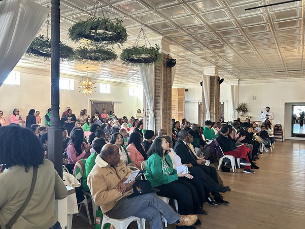 Attendees at the Knightdale MLK Interfaith Community Program