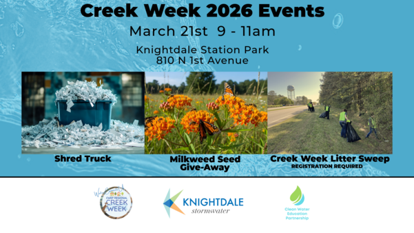 2026 Creek Week Events Graphic