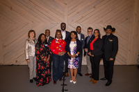 Mayor Day Posing with Wake County Civic Leaders at 2026 State of the Town Event