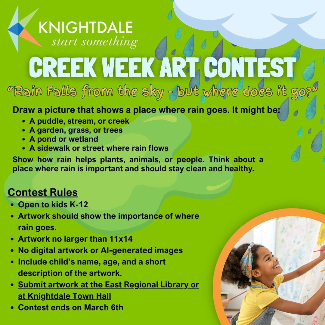 Creek Week Art Contest Graphic