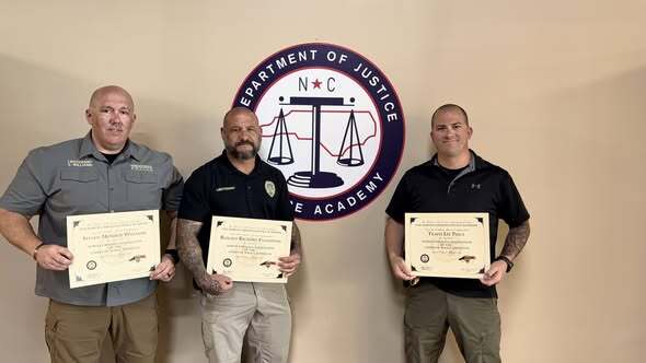 Knightdale PD Lieutenants who completed the Chiefs of Police Institute