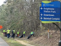 Litter Pick-up volunteers