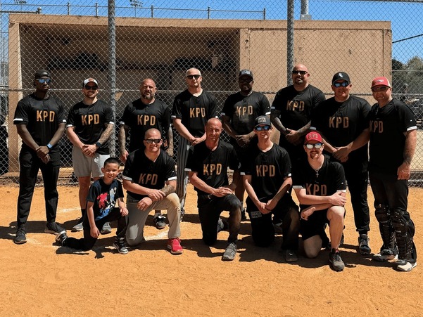 Knightdale Police Department at the Battle of the Badges Baseball Game