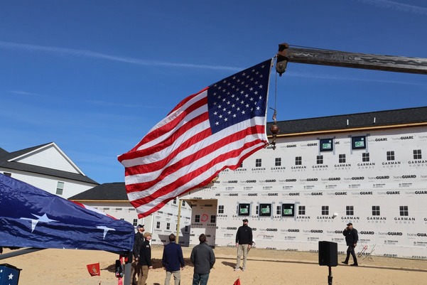 Coming Home Flag Raising Ceremony