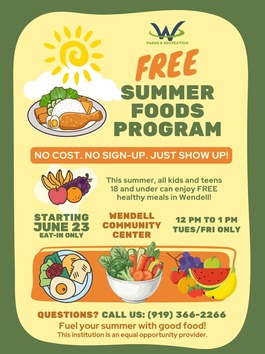Free Summer Food graphic