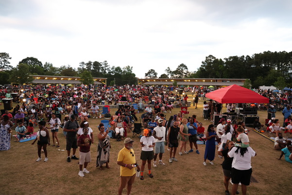 Crowd at the Knightdale African American Festival