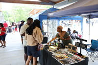 Vendors showing goods at the Knightdale African American Festival