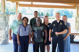 Knightdale Veterans and Staff Attend the Hometown Heroes Banner Reception