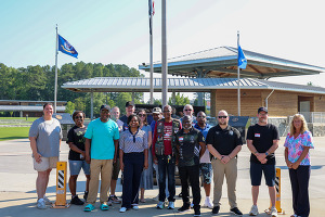 Knightdale Veterans and Staff Attend the Hometown Heroes Banner Reception