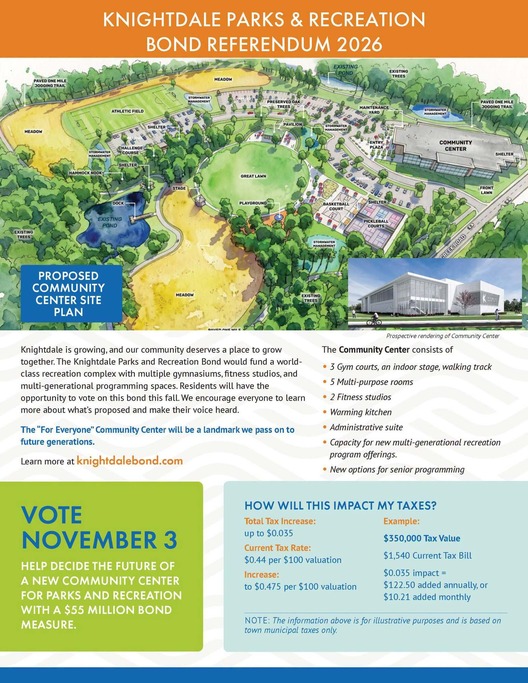 Parks and Rec Bond Flyer