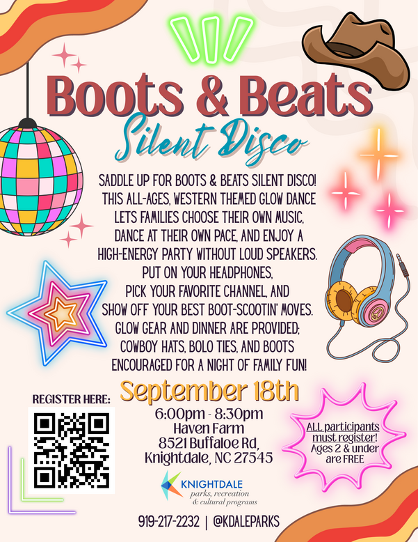 The Boots and Beats Silent Disco graphic