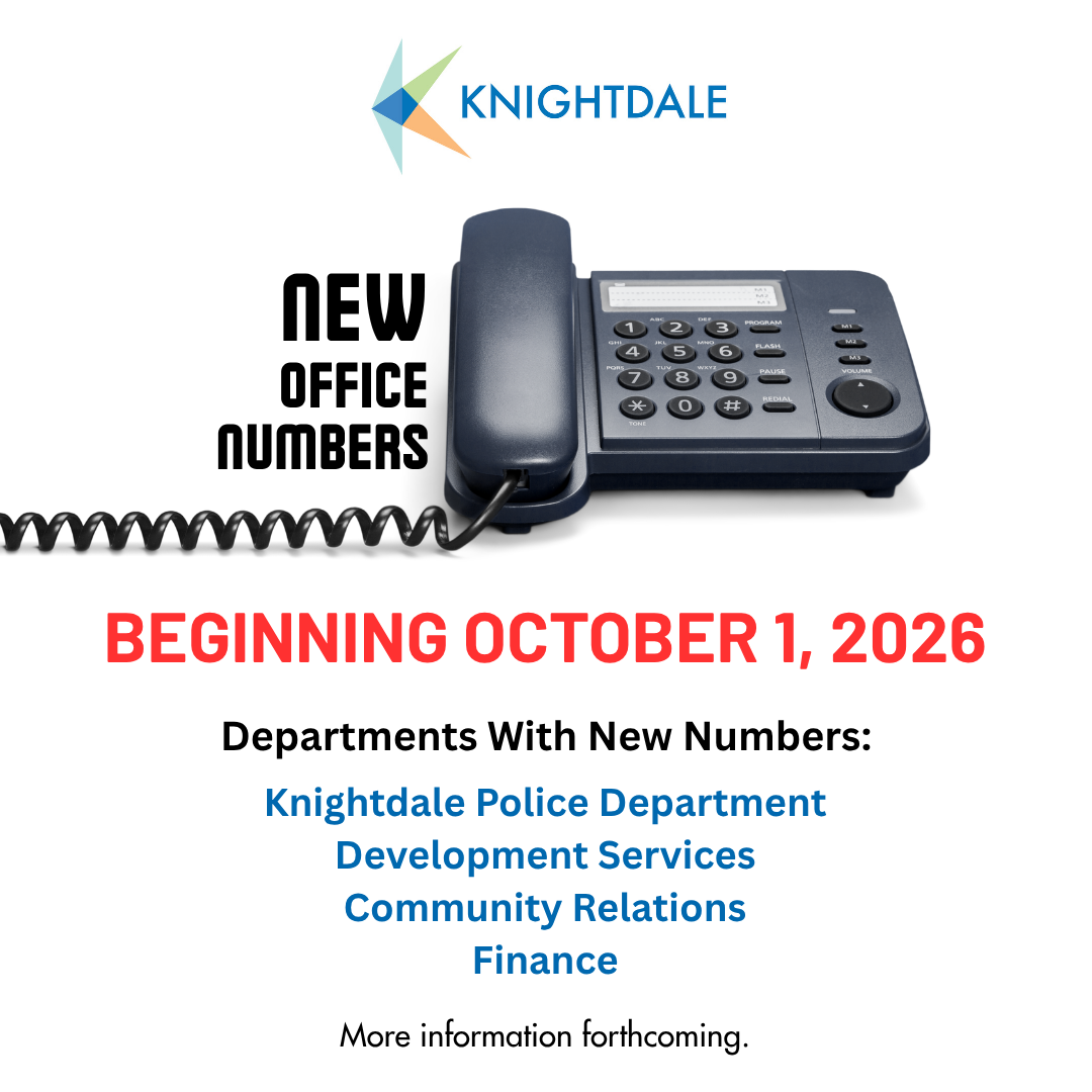 Flyer Explaining Changes Coming to Department Phone Numbers