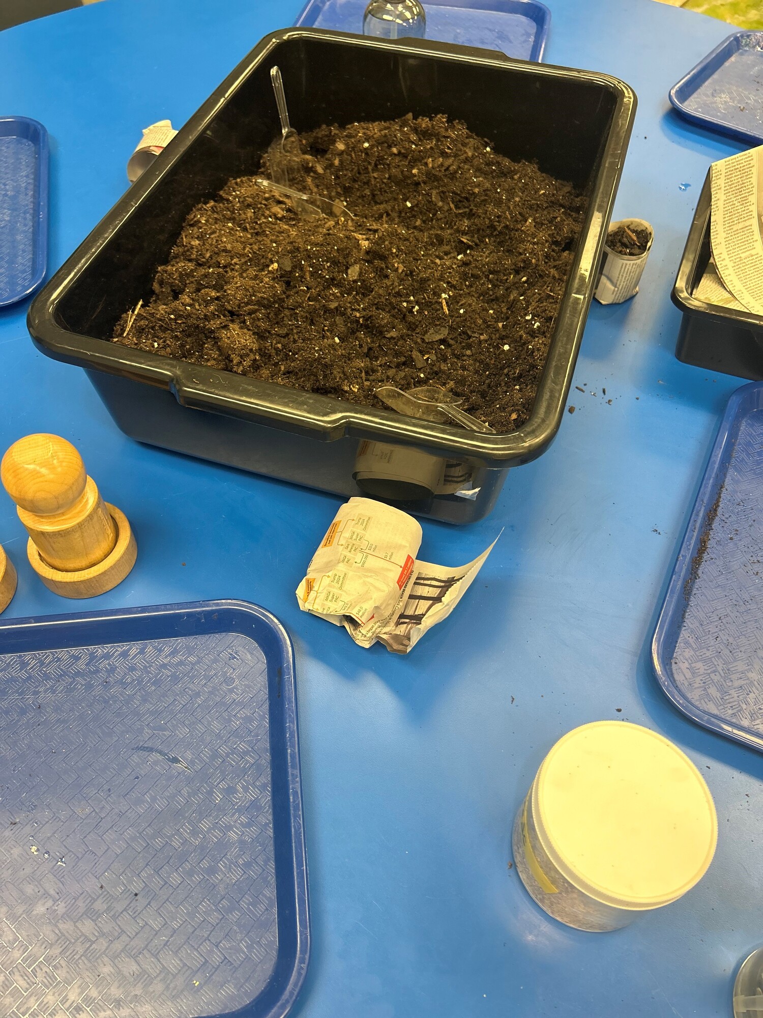 Soil for Newspaper Seed Pots