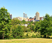 View from Dix Park