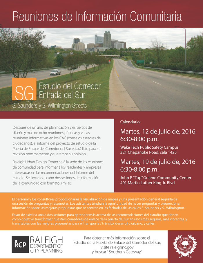 SG July 2016 Meetings - Spanish