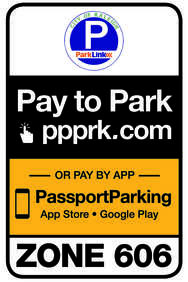 pay to park sign