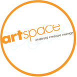 artspace logo within an orange circle