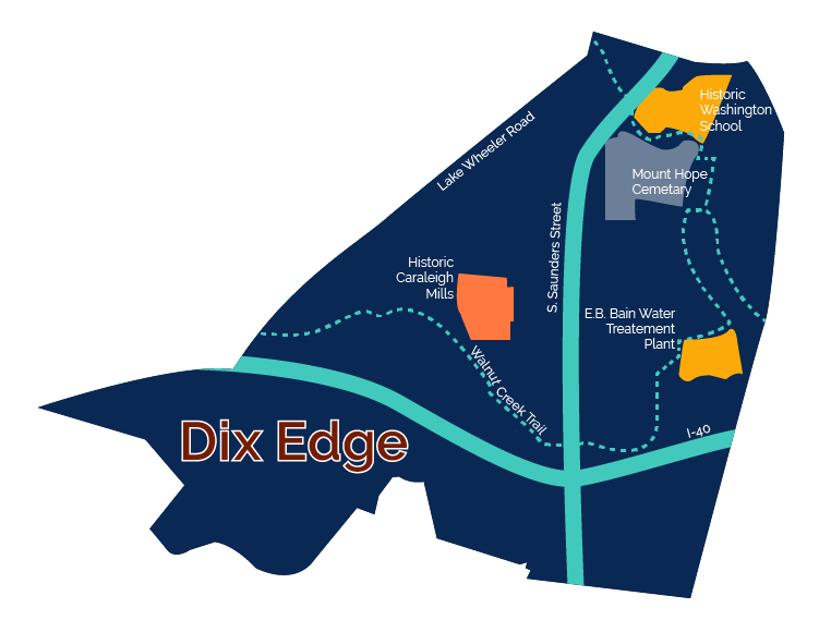 Dix Edge Stylized Map