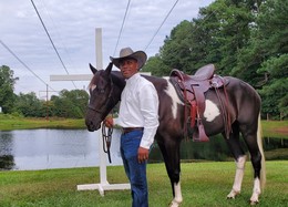 Jeff Neal with Horse