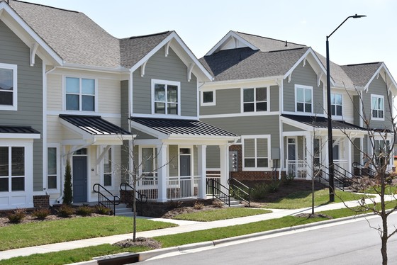 townhomes on street