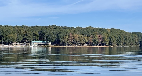 Lake Wheeler Waterfront Center view from lake
