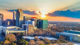 sunrise skyline