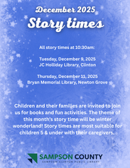Story time flyer