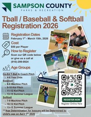 Parks and Rec Registration Flyer