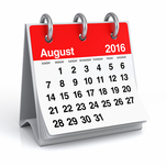 August 2016 Calendar